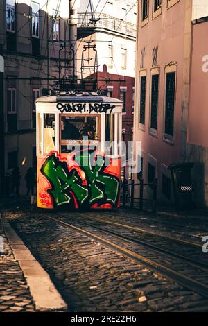 Explorez l'Altstadt historique avec des bâtiments emblématiques, des ascenseurs et des tramways dans les anciennes voies Banque D'Images