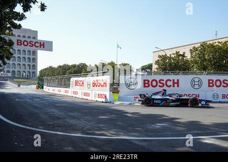 Rome, Italie. 14 juillet 2023. DaN Tectum participe aux essais libres 1 de l'E-Prix de Rome dans le cadre du Championnat du monde ABB FIA Formula E-Prix 2023 - Hankook Rome. Crédit : SOPA Images Limited/Alamy Live News Banque D'Images