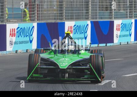 Rome, Italie. 16 juillet 2023. Nick Cassidy lors des qualifications pour la course Round 14 de l'E-Prix de Rome dans le cadre du Championnat du monde ABB FIA Formula E-Prix 2023 - Hankook Rome. (Photo Stefano Costantino/SOPA Images/Sipa USA) crédit : SIPA USA/Alamy Live News Banque D'Images