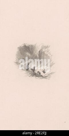 Hospice de la Grande Saint Bernard, Numéro 11 (vignette) 1830 par Charles Hamilton Smith Banque D'Images