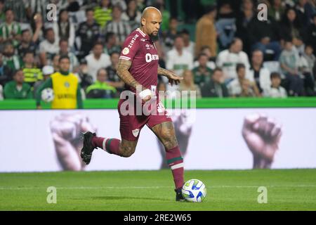 Curitiba, Brésil. 24 juillet 2023. Felipe Melo lors de Coritiba et Fluminense au Major Antônio Couto Pereira Stadium à Curitiba, PR. Crédit : Carlos Pereyra/FotoArena/Alamy Live News Banque D'Images