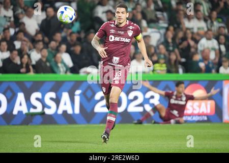 Curitiba, Brésil. 24 juillet 2023. Nino lors de Coritiba et Fluminense au Major Antônio Couto Pereira Stadium à Curitiba, PR. Crédit : Carlos Pereyra/FotoArena/Alamy Live News Banque D'Images