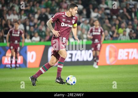 Curitiba, Brésil. 24 juillet 2023. Nino lors de Coritiba et Fluminense au Major Antônio Couto Pereira Stadium à Curitiba, PR. Crédit : Carlos Pereyra/FotoArena/Alamy Live News Banque D'Images