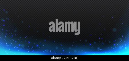 Effet de mouche d'étincelles de glace sur le vecteur d'espace de copie Illustration de Vecteur