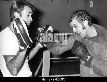 Wemhoener, Dieter, * 18.8,1930, boxeur allemand, entraîneur de l'équipe nationale de boxe amateur, INFORMATIONS-AUTORISATION-DROITS-SUPPLÉMENTAIRES-NON-DISPONIBLES Banque D'Images