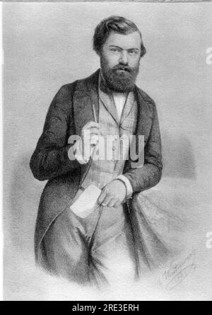 Wesendonck, Hugo, 24.4.1817 - 9.12.1900, homme d'affaires et homme politique allemand, LE DROIT D'AUTEUR N'A PAS À ÊTRE EFFACÉ Banque D'Images