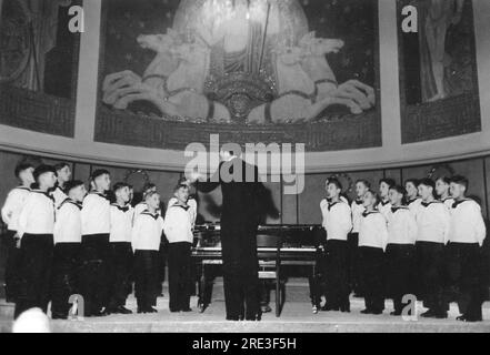 Vienna Boys' Choir, fondée en 1498, chœur de garçons autrichiens, AUTORISATION-DROITS-SUPPLÉMENTAIRES-INFO-NON-AVAILABLE Banque D'Images