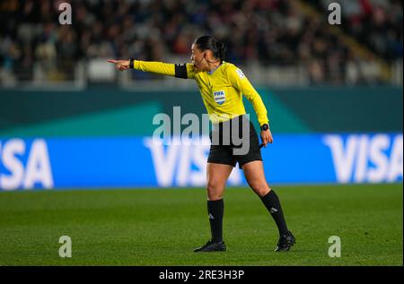 24 2023 juillet : Melissa Borjas (Honduras) regarde lors d'un match du Groupe G - coupe du monde féminine de la FIFA, Australie et Nouvelle-Zélande 2023, Italie vs Argentine, à Eden Park, Auckland, Nouvelle-Zélande. Kim Price/CSM (image de crédit : © Kim Price/Cal Sport Media) Banque D'Images