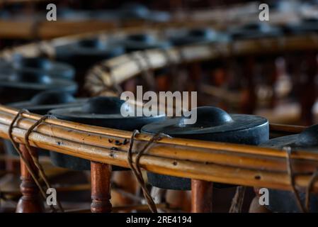 Le Gong est un instrument de musique thaïlandais. Images de Gong d'instruments de musique thaïlandais Banque D'Images