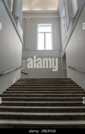 Intérieur néoclassique du Musée des anciens maîtres, , Musées royaux des Beaux-Arts de Belgique, Bruxelles, Belgique Banque D'Images
