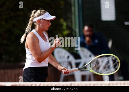 Hambourg, Allemagne. 25 juillet 2023. La joueuse de tennis Julia Lohoff d'Allemagne au tournoi de tennis Open d'Europe de Hambourg 2023. Frank Molter/Alamy Live News Banque D'Images