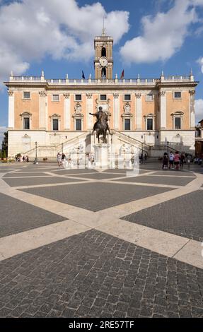 Piazza del Campidoglio, Rome, Italie Banque D'Images