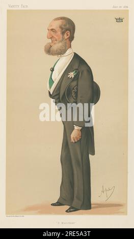 Politiciens - Vanity Fair - 'le Marquis d'Azeglio'. 20 juin 1874 1874 par Carlo Pellegrini Banque D'Images