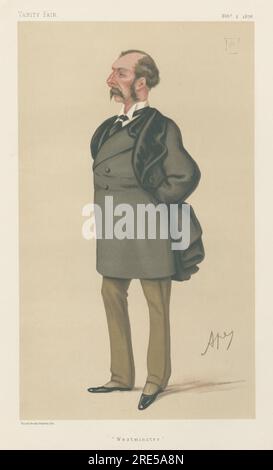 Politiciens - Vanity Fair. 'Westminster'. Sir Charles Russell. 12 février 1878 1878 par Carlo Pellegrini Banque D'Images