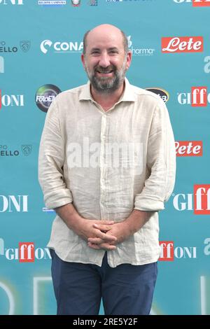 Giffoni Vallepiana, Italie. 25 juillet 2023. Giffoni Vallepiana Giffoni film Festival 2023 Antonio Albanese, sur la photo : crédit : Agence de photo indépendante/Alamy Live News Banque D'Images