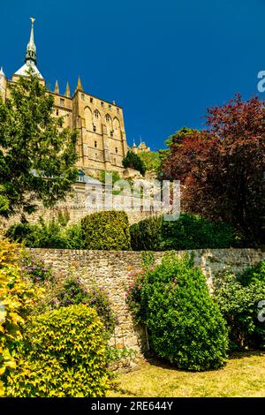 Détour par site touristique Normandie - le Mont-Saint-Michel - France Banque D'Images