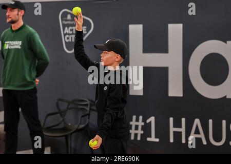 Hambourg, Hambourg, Allemagne. 25 juillet 2023. IMPRESSIONS en action pendant l'OPEN D'EUROPE DE HAMBOURG - Hambourg - Womens tennis, WTA250 (crédit image : © Mathias Schulz/ZUMA Press Wire) USAGE ÉDITORIAL UNIQUEMENT! Non destiné à UN USAGE commercial ! Banque D'Images