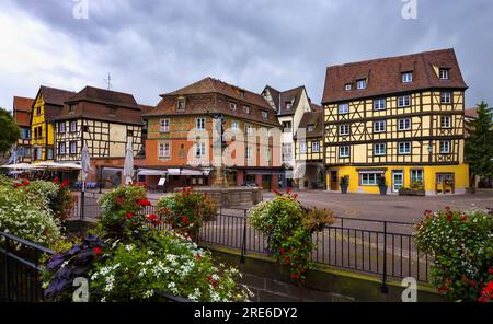 Ville alsacienne de Colmar Banque D'Images