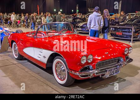 1961 Chevrolet Corvette Cabriolet 2 Banque D'Images