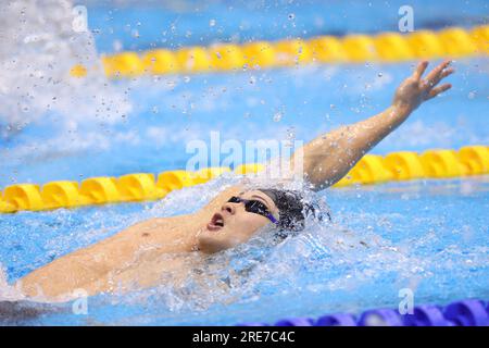 Fukuoka, Japon. 26 juillet 2023. SO Ogata (JPN) natation : Championnats du monde aquatiques Fukuoka 2023 200m Medley Heat au Marine Messe Fukuoka Hall A à Fukuoka, Japon . Crédit : YUTAKA/AFLO SPORT/Alamy Live News Banque D'Images