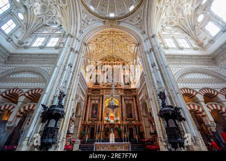 Capilla Mayor, Mezquita-catedral de Córdoba, Andalousie, Espagne Banque D'Images