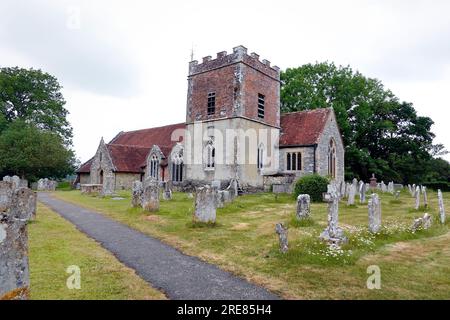 Église Saint-Jean-Baptiste, Boldre, Hampshire Banque D'Images