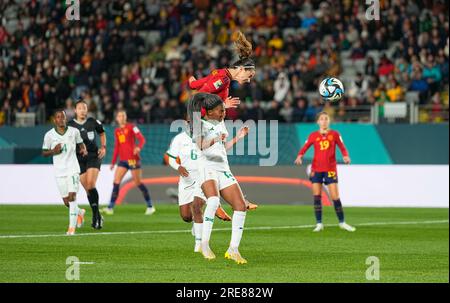 Eden Park, Auckland, Nouvelle-Zélande. 26 juillet 2023. Aitana Bonmati (Espagne) est en tête lors d'un match du Groupe C - coupe du monde féminine de la FIFA, Australie et Nouvelle-Zélande 2023, Espagne vs Zambie, à Eden Park, Auckland, Nouvelle-Zélande. Kim Price/CSM/Alamy Live News Banque D'Images