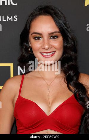 Beverly Hills, ca. 25 juillet 2023. Alexis Joy lors de la première de Los Angeles de National Geographic Documentary films Bobi Wine : The People's President au Wallis Annenberg Center for the Performing Arts à Beverly Hills, Californie, le 25 juillet 2023. Crédit : Faye Sadou/Media Punch/Alamy Live News Banque D'Images