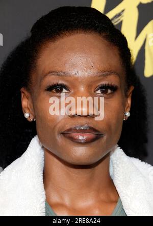 Beverly Hills, ca. 25 juillet 2023. Maggie Namuleme lors de la première à Los Angeles de National Geographic Documentary films Bobi Wine : The People's President au Wallis Annenberg Center for the Performing Arts à Beverly Hills, Californie, le 25 juillet 2023. Crédit : Faye Sadou/Media Punch/Alamy Live News Banque D'Images