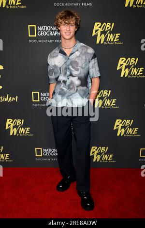 25 juillet 2023 Beverly Hills, Californie - Landon Boyce. Première à Los Angeles de National Geographic Documentary films ''Bobi Wine : The People's President'' au Wallis Annenberg Center for the Performing Arts à Beverly Hills. (Image de crédit : © FS/AdMedia via ZUMA Press Wire) USAGE ÉDITORIAL SEULEMENT! Non destiné à UN USAGE commercial ! Banque D'Images