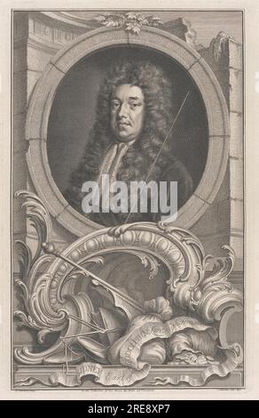 Sidney Godolphin, premier comte de Godolphin vers 1740 par Jacobus Houbraken Banque D'Images