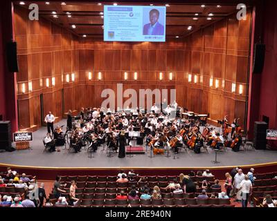 Overland Park, Kansas - 14 mai 2023 : Olathe Youth Symphony au Johnson County Community College Midwest Trust Center Banque D'Images