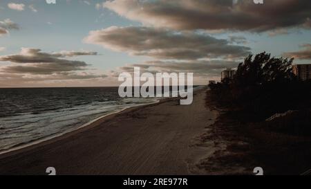 Coucher de soleil en Floride, Magic Hour Banque D'Images