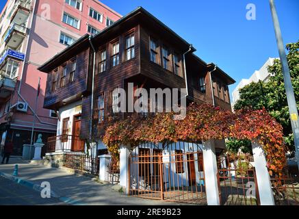 Le Namik Kemal Museum House se trouve à Tekirdag, en Turquie. Banque D'Images