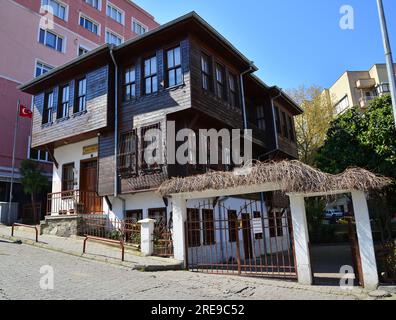 Le Namik Kemal Museum House se trouve à Tekirdag, en Turquie. Banque D'Images