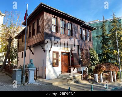 Le Namik Kemal Museum House se trouve à Tekirdag, en Turquie. Banque D'Images