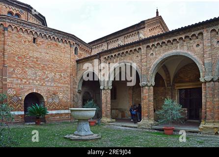 L'église du Saint-Sépulcre dans la cour de Pilate dans le complexe des sept églises de Saint Stephen à Bologne, Italie Banque D'Images