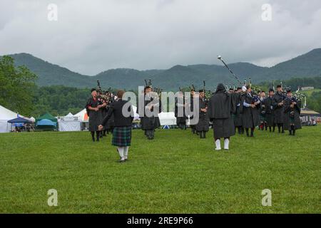 2023 Smoky Mountain Scottish Highland Festival and Games Banque D'Images