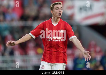 Eindhoven, pays-Bas. 26 juillet 2023. EINDHOVEN, PAYS-BAS - JUILLET 26 : lors du match amical de pré-saison entre le PSV et le FC Eindhoven au Philips Stadion le 26 juillet 2023 à Eindhoven, pays-Bas (photo de Jeroen Meuwsen/Orange Pictures) crédit : Orange pics BV/Alamy Live News Banque D'Images