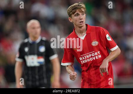 Eindhoven, pays-Bas. 26 juillet 2023. EINDHOVEN, PAYS-BAS - JUILLET 26 : lors du match amical de pré-saison entre le PSV et le FC Eindhoven au Philips Stadion le 26 juillet 2023 à Eindhoven, pays-Bas (photo de Jeroen Meuwsen/Orange Pictures) crédit : Orange pics BV/Alamy Live News Banque D'Images