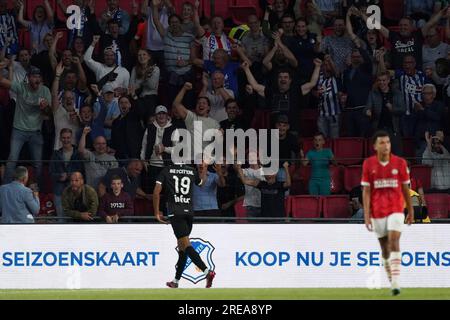 Eindhoven, pays-Bas. 26 juillet 2023. EINDHOVEN, PAYS-BAS - JUILLET 26 : lors du match amical de pré-saison entre le PSV et le FC Eindhoven au Philips Stadion le 26 juillet 2023 à Eindhoven, pays-Bas (photo de Jeroen Meuwsen/Orange Pictures) crédit : Orange pics BV/Alamy Live News Banque D'Images