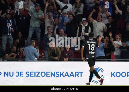 Eindhoven, pays-Bas. 26 juillet 2023. EINDHOVEN, PAYS-BAS - JUILLET 26 : lors du match amical de pré-saison entre le PSV et le FC Eindhoven au Philips Stadion le 26 juillet 2023 à Eindhoven, pays-Bas (photo de Jeroen Meuwsen/Orange Pictures) crédit : Orange pics BV/Alamy Live News Banque D'Images