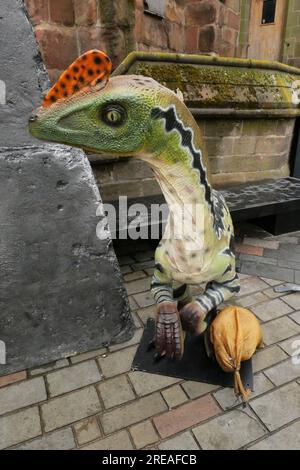 Derby dinosaures - quartier de la cathédrale 2023 Banque D'Images