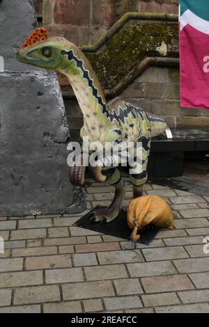 Derby dinosaures - quartier de la cathédrale 2023 Banque D'Images