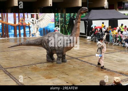 Derby dinosaures - quartier de la cathédrale 2023 Banque D'Images