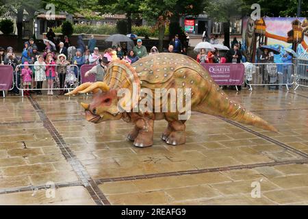 Derby dinosaures - quartier de la cathédrale 2023 Banque D'Images