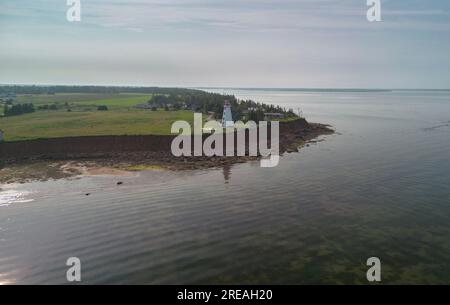 Île-du-Prince-Édouard, vue aérienne Banque D'Images