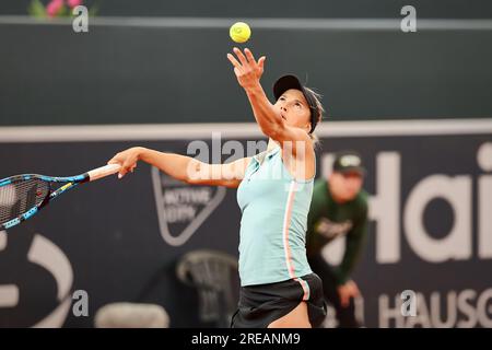 Hambourg, Hambourg, Allemagne. 26 juillet 2023. YULIA PUTSEVA (KAZ) en action lors de l'OPEN D'EUROPE DE HAMBOURG - Hambourg - Womens tennis, WTA250 (crédit image : © Mathias Schulz/ZUMA Press Wire) À USAGE ÉDITORIAL UNIQUEMENT! Non destiné à UN USAGE commercial ! Banque D'Images