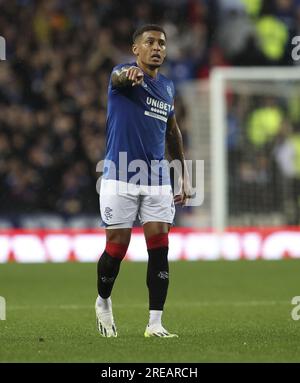 Glasgow, Royaume-Uni. 26 juillet 2023. James Tavernier des Rangers lors du match de football entre les Rangers et l'Olympiacos au stade Ibrox à Glasgow, en Écosse. (Photo : Sport Press photo/Sport Press photo/C - DÉLAI D'UNE HEURE - ACTIVER FTP UNIQUEMENT SI LES IMAGES ONT MOINS D'UNE HEURE - Alamy) crédit : SPP Sport Press photo. /Alamy Live News Banque D'Images