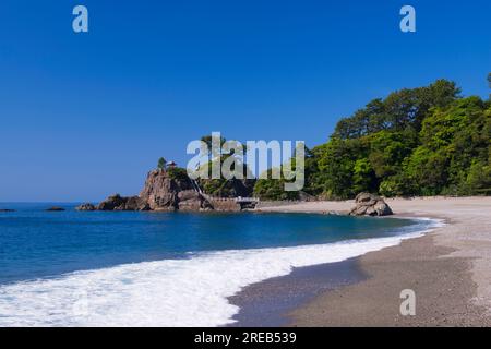 Plage de Katsura Banque D'Images